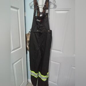 Black Viking Overalls with Adjustable Straps